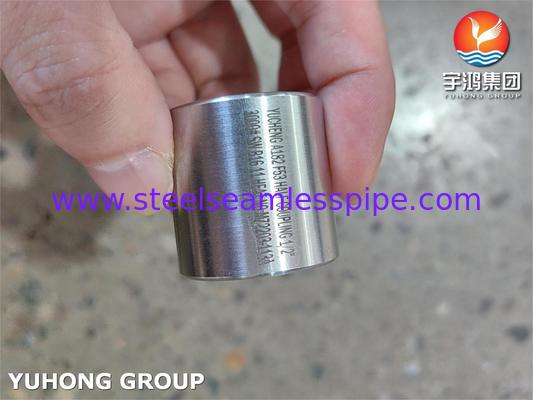 Kopling Baja Tahan Karat Super Dupleks ASTM A182 F53 Tahan Tekanan Tinggi dan Korosi untuk Aplikasi Minyak & Gas