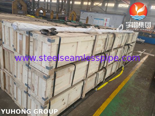 Pipa Baja Paduan Seamless ASTM A213 T5 untuk Penukar Panas Suhu Tinggi