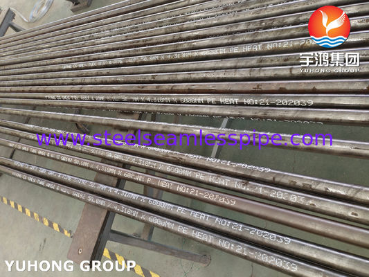 ASTM A192 / ASME SA192 Pipa Mulus Baja Karbon Pipa Boiler Pipa Pemanas Lanjut