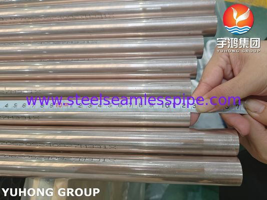 Pipa Tembaga Nikel ASME SB111 C70600 untuk Penukar Panas Kondensor