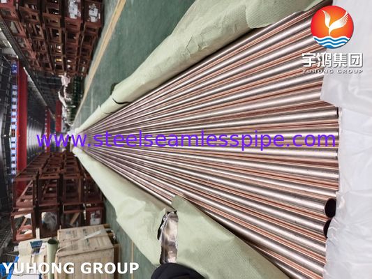 Pipa Tembaga Nikel ASME SB111 C70600 untuk Penukar Panas Kondensor