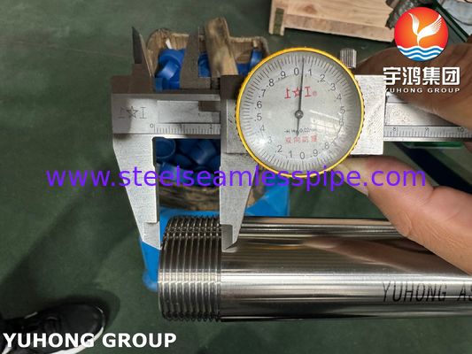 Sanitasi ASME SA270 TP304 Stainless Steel Bright Annealed Tube (End Threaded)