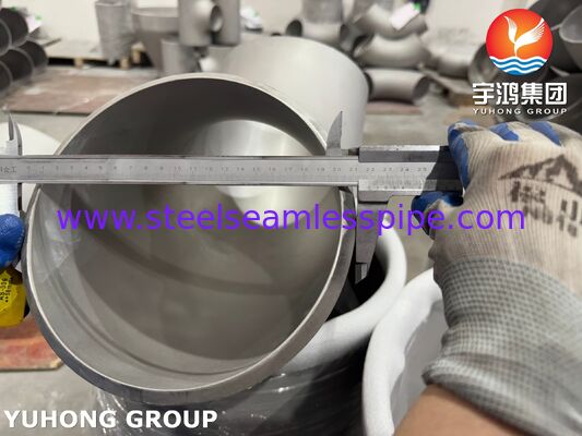 ASTM B366 WPHC276 / UNS N10276 Fitting Pipa BW Hastelloy C276 Siku 45 Derajat 90 Derajat