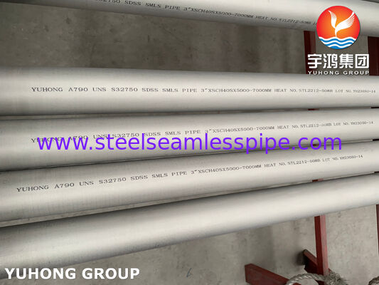ASTM A790 S32205 Dupleks Stainless Steel Seamless Pipe Tubing Kekuatan Tinggi & Korosi Resistant