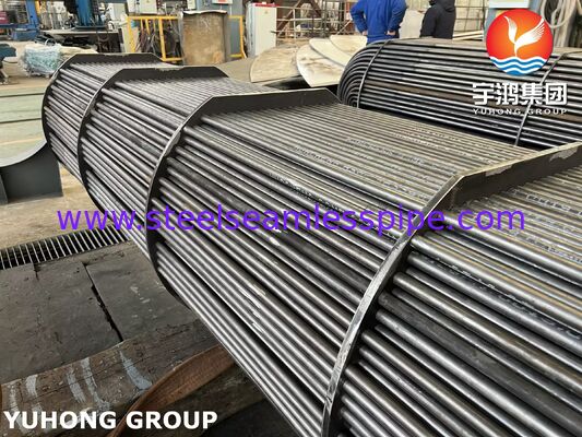 Stainless steel heat exchanger tube bundle A179 A213 tabung dengan tabung sheet baffle