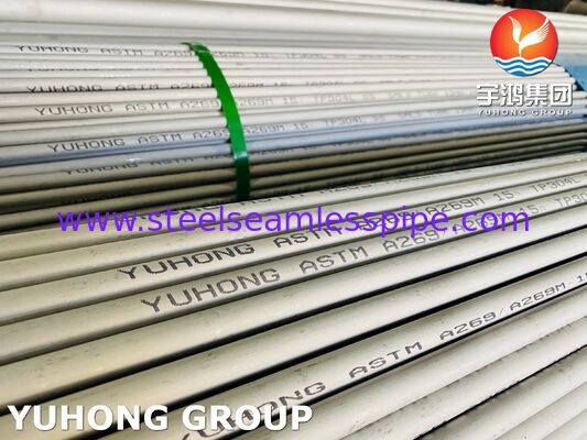 ASTM A269 TP304L / 03Х18Н11 tabung stainless steel tanpa jahitan untuk layanan korosif
