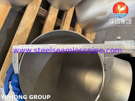 ASTM A403 WP316L Pasang baja tahan karat 90 derajat siku berlas