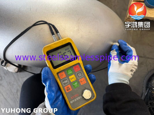 ASTM A403 WP316L Pasang baja tahan karat 90 derajat siku berlas