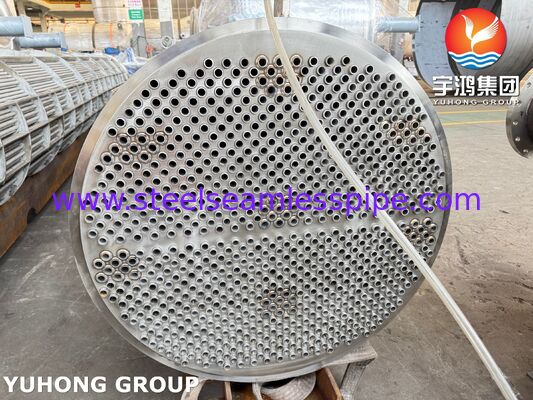Bundel Pipa Penukar Panas Baja Tahan Karat ASME SA213 TP316L dengan Desain Tahan Korosi untuk Inti Pengganti Langsung