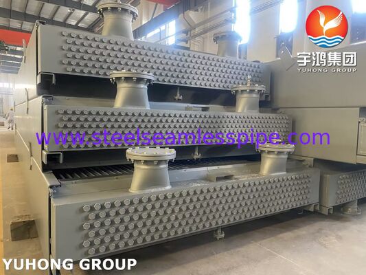 Monel 400 Air Cooler Tube Bundle dengan Extruded Aluminium Fin dan ASME SB163 Seamless Tubes