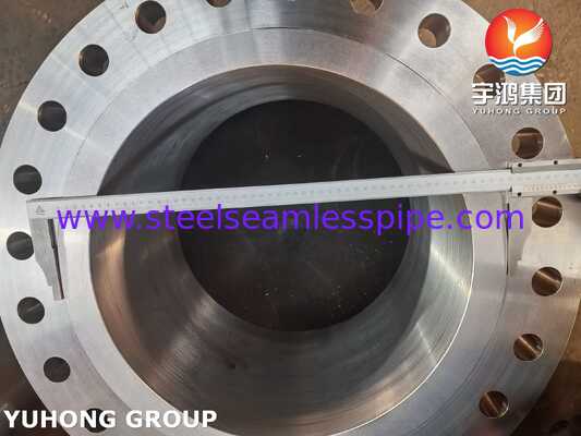 ASME SA105 SA105N Weldneck Flange Baja Karbon untuk Pipa Industri