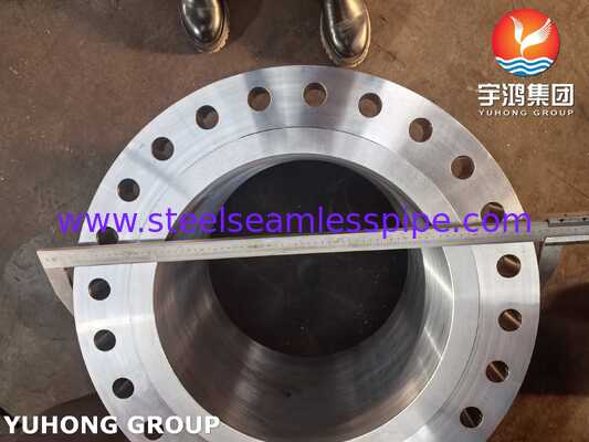ASME SA105 SA105N Weldneck Flange Baja Karbon untuk Pipa Industri
