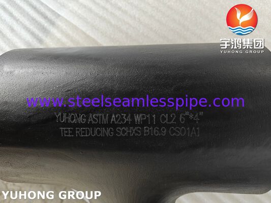 ASTM A234 WP11 CL2 Fitting Baja Alloy Buttwelded Untuk Industri Kimia