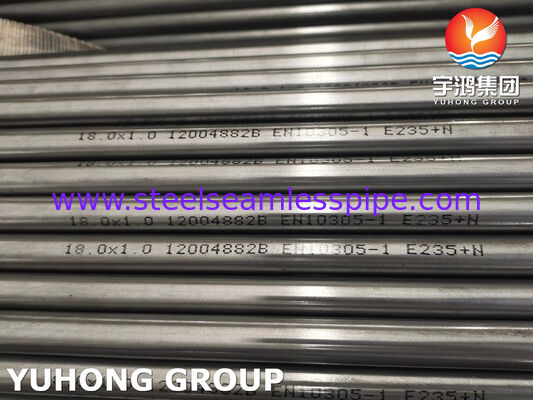 EN10305-1 E235 Tabung yang ditarik dingin yang terang dan ternormalisasi untuk sistem presisi