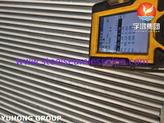 ASTM A790 S32205 pipa stainless steel dupleks untuk industri minyak dan gas