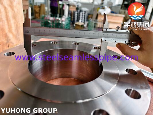 ASTM B564 N04400 Monel 400 Baja Paduan Nikel Ditempa Flange Wajah Dibesarkan Buta