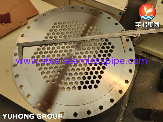 Layanan Penukar Panas Umum Tubesheet ASME SA240 SS304 100% UT