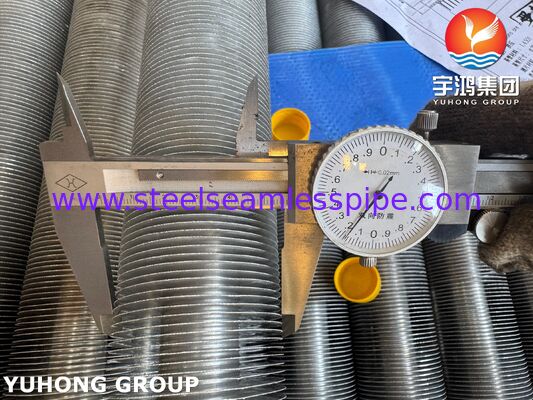 EN 10217-7 1.4301 Tabung Bersirip Ekstrusi Untuk Boiler & Pendingin Udara
