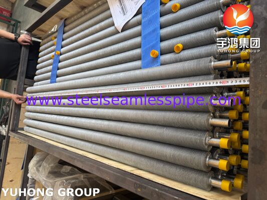 EN 10217-7 1.4301 Tabung Bersirip Ekstrusi Untuk Boiler & Pendingin Udara