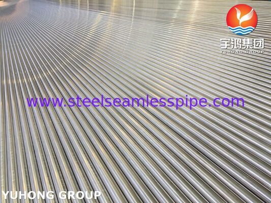 ASME SA213 TP304H Stainless Steel Seamless Heat Exchanger Tube Cerah dipanaskan