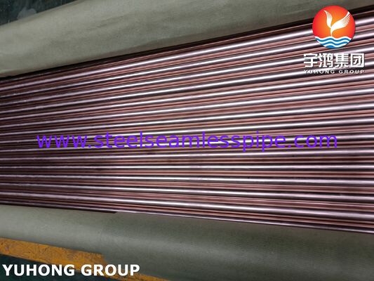 ASTM B111 C70600 Tabung Kondensator Tanpa Jahit - 90-10 Paduan Tembaga Nikel untuk Penukar Panas & Kondensator Laut