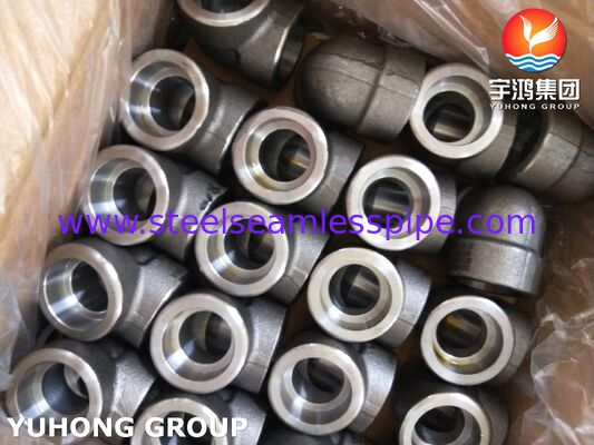 A105 Socket-Weld (SW) Elbow Carbon steel forged fittings, threaded / NPT connections ASME B16.11