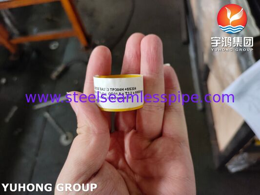 Frekuensi tinggi dilas Serrated Fined Tube TP304H Base / SS304 Fin