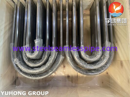 Tabung penukar panas ASME SB163 Nickel Alloy N04400 Monel Alloy 400 Seamless U Bend Tube