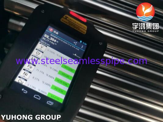 ASTM A270 TP304 (UNS S30400) Tabung Baja Rinsless Glow Annealed Untuk Bidang Industri