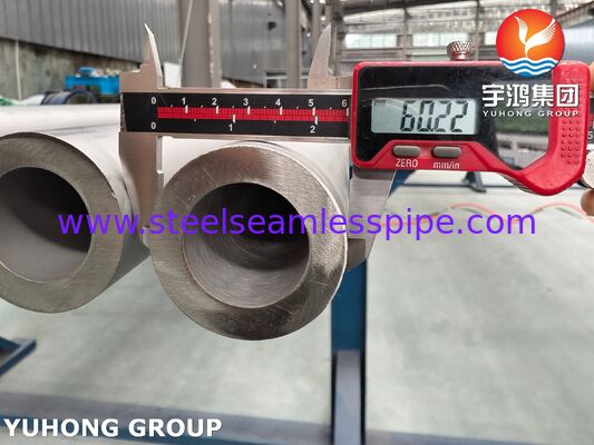 Pipa Mulus Baja Tahan Karat ASTM A312 TP321H Dipickel dan Dilunakkan