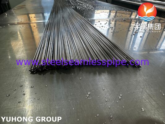 SUS304 ISO9626 10 - 34G Stainless Steel Medical Capillary Tube Untuk Administrasi Obat