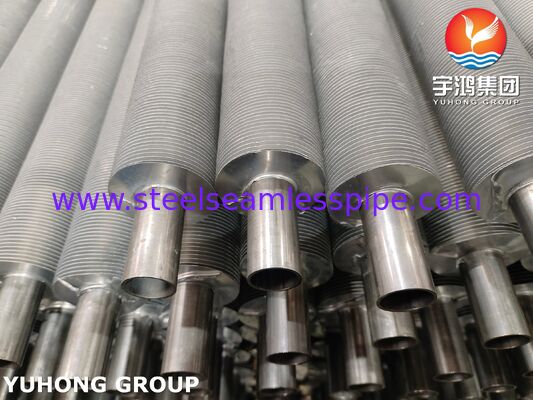 EN 10217-7 1.4301 tabung sirip ekstrusi untuk pendingin udara Pemulihan panas