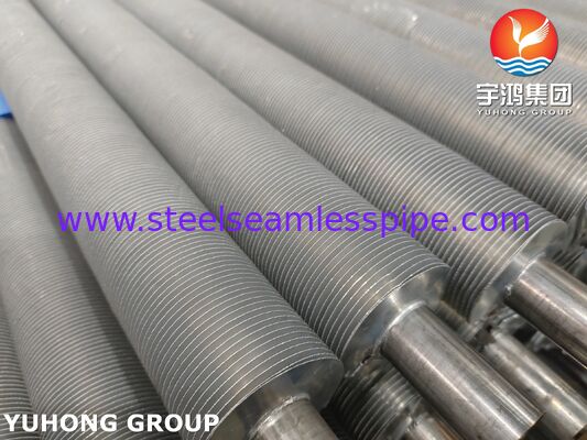 EN 10217-7 1.4301 tabung sirip ekstrusi untuk pendingin udara Pemulihan panas