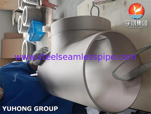 ASTM B466 C70600 Tembaga-nikel 90-10 Tee Fitting - Paduan Logam Tanpa Jahit Untuk Sistem Pipa Layanan Korosif Laut