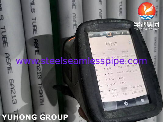 Pipa Mulus Baja Tahan Karat ASME SA213 TP347H untuk Penukar Panas dan Pemanas Super