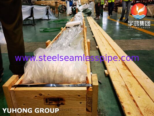 Aplikasi Kondensor dan Penukar Panas ASTM B111 C68700 Tabung Nikel Tembaga