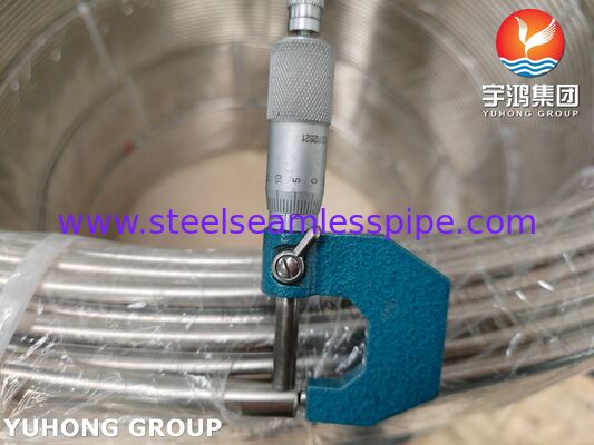 ASTM A269 TP316L Stainless Steel Bright Annealed Coil Tube Untuk Aplikasi Fluida Industri