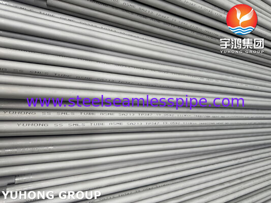 Tabung Penukar Panas Mulus Stainless Steel ASME SA213 TP347
