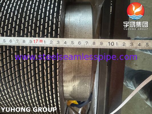 Tabung Bersirip Bergerigi A335 P22 dengan Sirip CS untuk HRSG & Sistem Pemulihan Panas