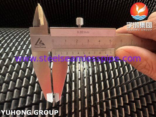 Tabung Bersirip Bergerigi A335 P22 dengan Sirip CS untuk HRSG & Sistem Pemulihan Panas