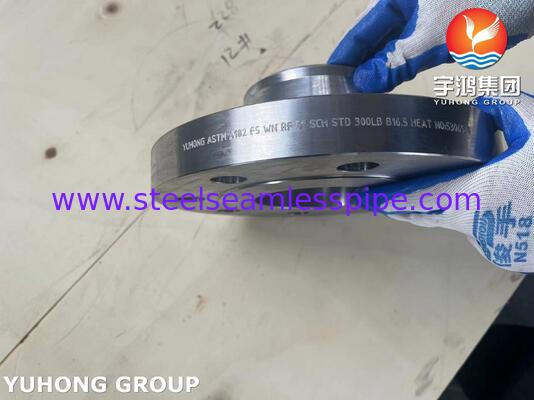 ASTM A182 F5 Alloy Steel Flange Forged Weldneck Lifted Face