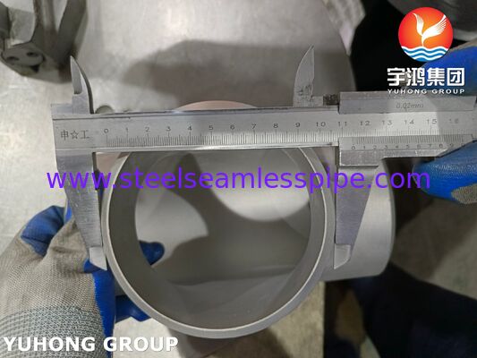 ASTM B366 C276 BW Sama dan Tidak Sama TEE Ketahanan Korosi Tinggi Hastelloy C276 Butt Weld Pipe Fitting