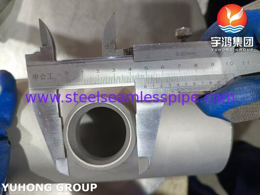 ASTM B366 C276 BW Sama dan Tidak Sama TEE Ketahanan Korosi Tinggi Hastelloy C276 Butt Weld Pipe Fitting