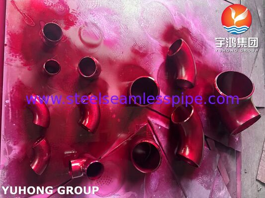 ASTM A403 WP304-S Siku Las Pantat, Siku Las Pantat Baja Tahan Karat Tahan Korosi Tinggi untuk Sistem Perpipaan Industri