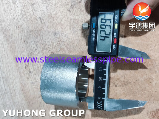 Kopling ASTM A182 F304 3000# SW & NPT, Kopling Baja Tahan Karat dengan Ketahanan Korosi Tinggi untuk Las Soket & Ulir NPT untuk Pipa Industri