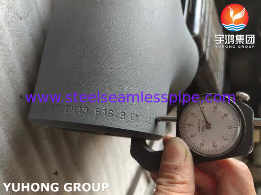 ASTM A234 WPB Tee, High Strength Carbon Steel Butt Weld Tee untuk sistem pipa minyak, gas dan air