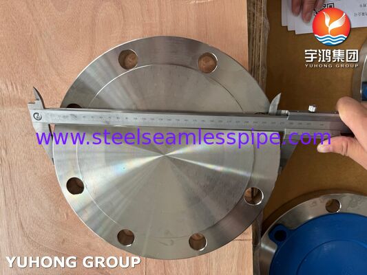 ASME SA182 F304 Austenit baja tahan karat flange tempa untuk sistem pipa industri sesuai dengan standar ASME B16.5