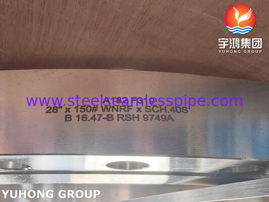 ASTM A182 F310 Flensa Tempa Baja Tahan Karat Las Leher untuk Sistem Pipa Suhu Tinggi & Tekanan Tinggi