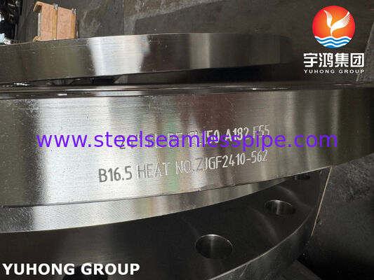 ASTM A182 F55 Super Duplex Stainless Steel Blind Flange dengan Raised Face Kelas 150 hingga 1500