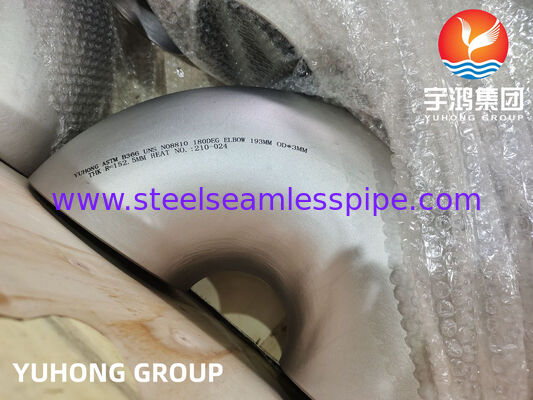 ASTM B366 N08810 Incoloy 800H Nikel Alloy Steel Fitting Elbow